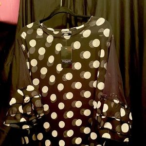 Polka dot top